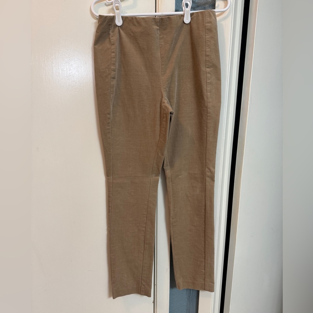 Theory tan corduroy pants